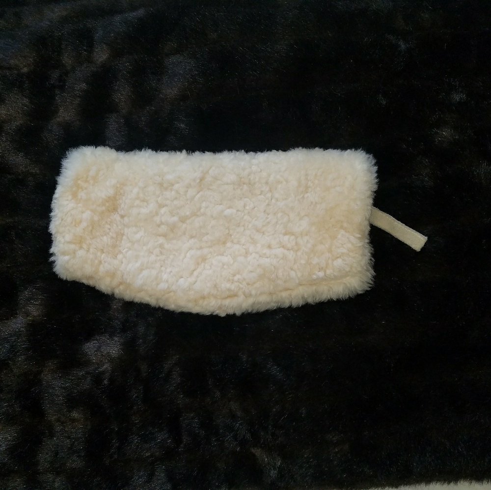 Sheepskin Hand Muff Clutch Purse
